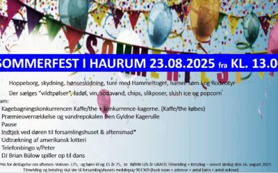Sommerfest i Haurum d. 23-08-2025